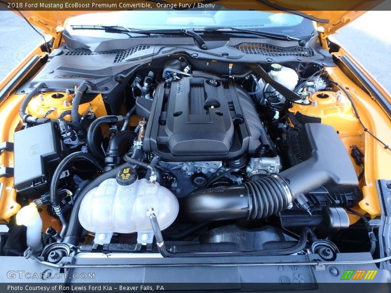  2018 Mustang EcoBoost Premium Convertible Engine - 2.3 Liter Turbocharged DOHC 16-Valve EcoBoost 4 Cylinder
