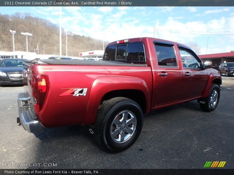 Cardinal Red Metallic / Ebony 2011 Chevrolet Colorado LT Crew Cab 4x4