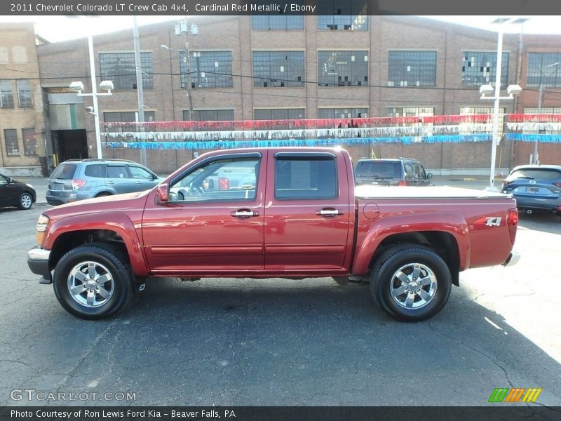 Cardinal Red Metallic / Ebony 2011 Chevrolet Colorado LT Crew Cab 4x4