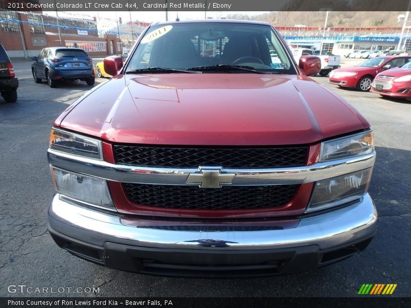 Cardinal Red Metallic / Ebony 2011 Chevrolet Colorado LT Crew Cab 4x4