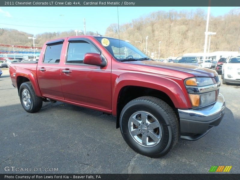 Cardinal Red Metallic / Ebony 2011 Chevrolet Colorado LT Crew Cab 4x4