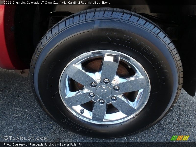 Cardinal Red Metallic / Ebony 2011 Chevrolet Colorado LT Crew Cab 4x4