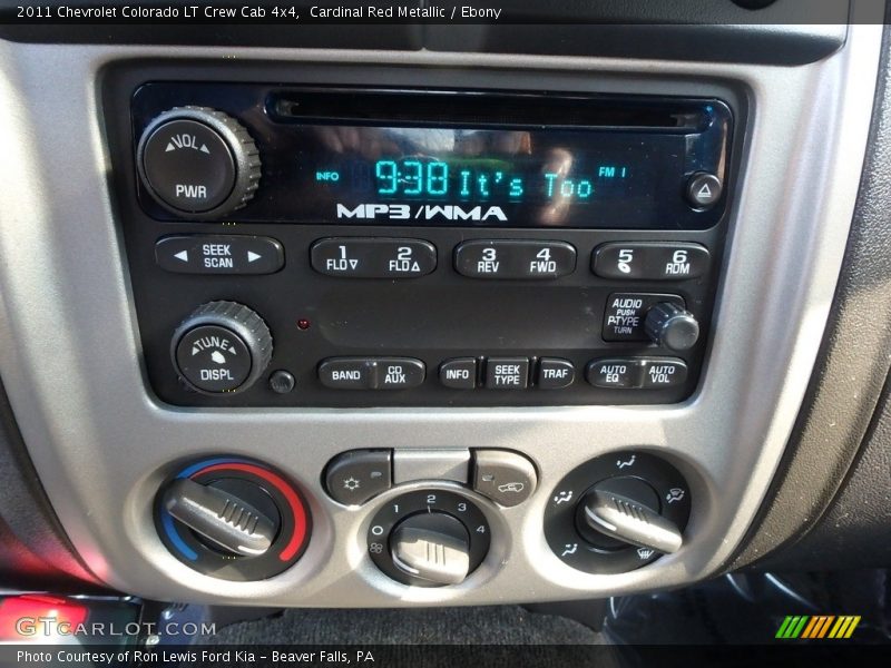 Cardinal Red Metallic / Ebony 2011 Chevrolet Colorado LT Crew Cab 4x4