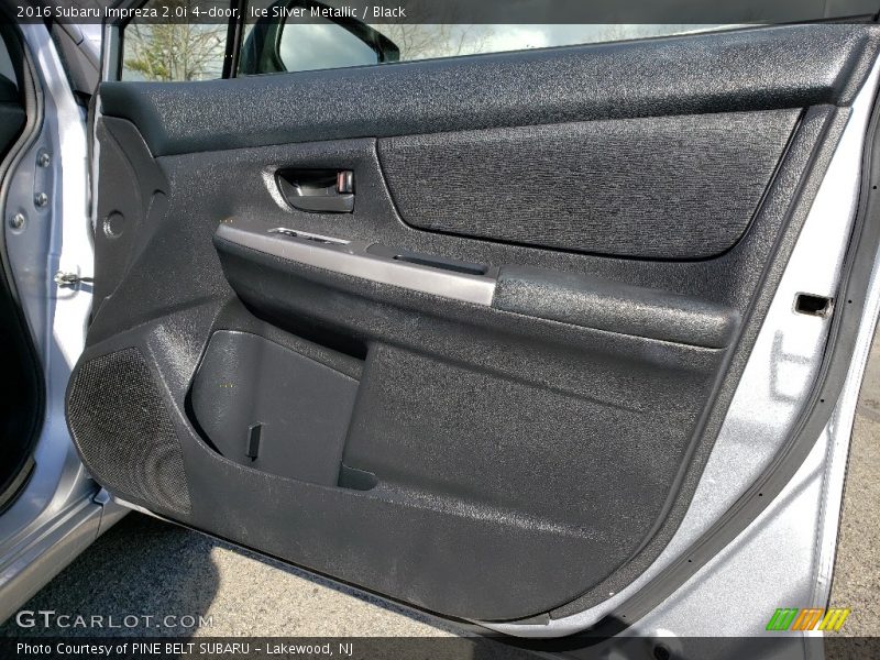 Ice Silver Metallic / Black 2016 Subaru Impreza 2.0i 4-door