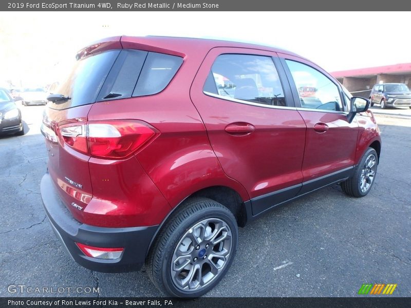 Ruby Red Metallic / Medium Stone 2019 Ford EcoSport Titanium 4WD