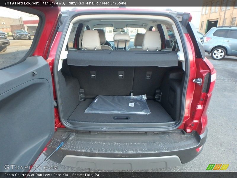 Ruby Red Metallic / Medium Stone 2019 Ford EcoSport Titanium 4WD