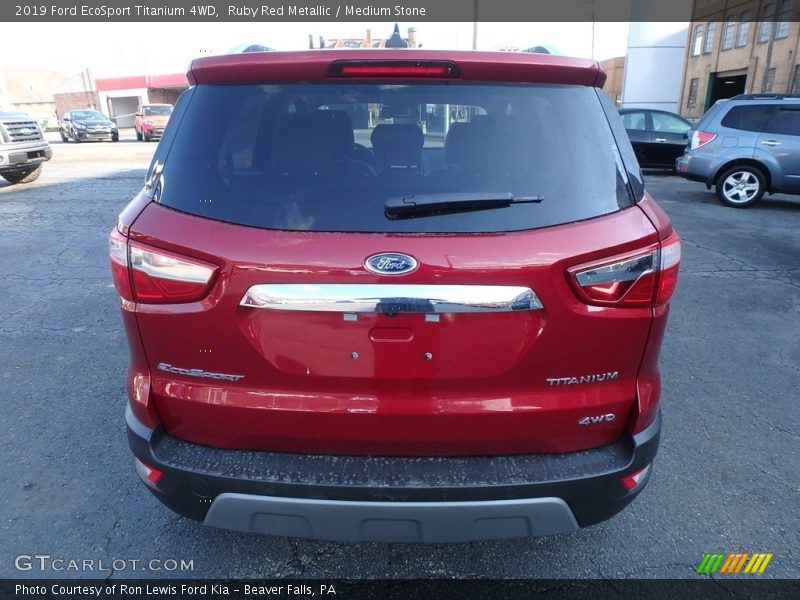 Ruby Red Metallic / Medium Stone 2019 Ford EcoSport Titanium 4WD