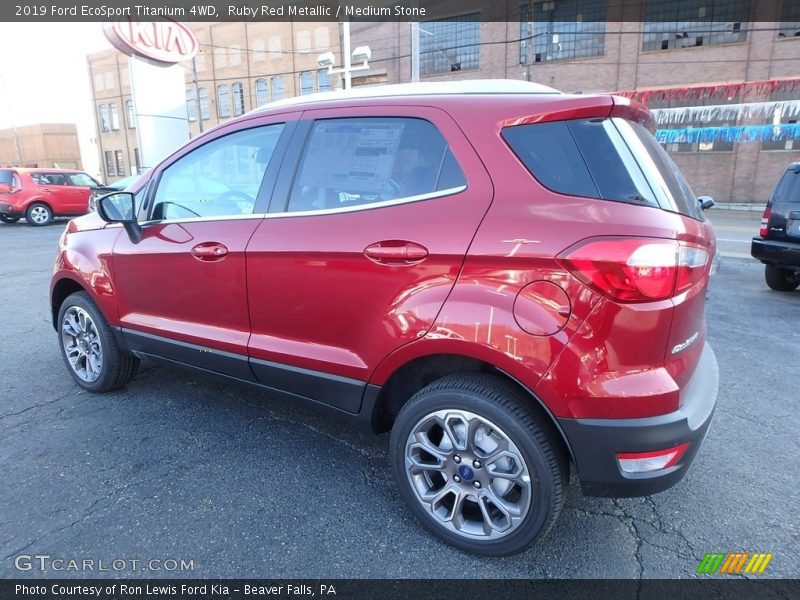Ruby Red Metallic / Medium Stone 2019 Ford EcoSport Titanium 4WD