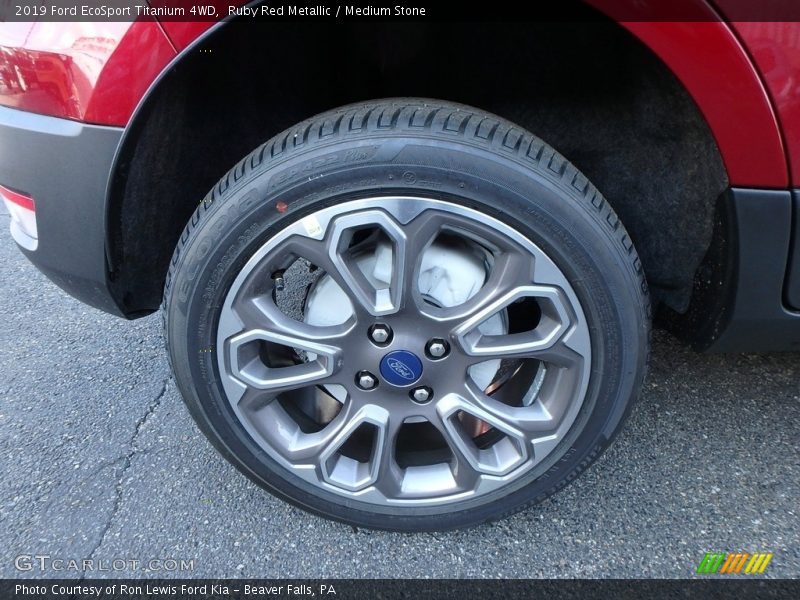 Ruby Red Metallic / Medium Stone 2019 Ford EcoSport Titanium 4WD