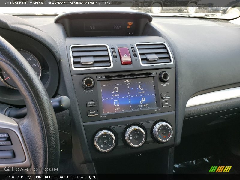 Ice Silver Metallic / Black 2016 Subaru Impreza 2.0i 4-door