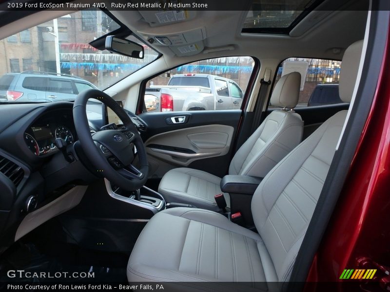 Ruby Red Metallic / Medium Stone 2019 Ford EcoSport Titanium 4WD