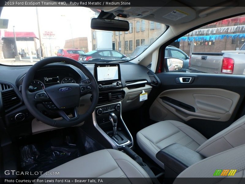 Ruby Red Metallic / Medium Stone 2019 Ford EcoSport Titanium 4WD