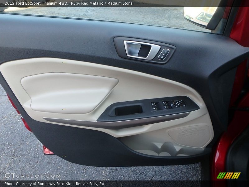 Ruby Red Metallic / Medium Stone 2019 Ford EcoSport Titanium 4WD