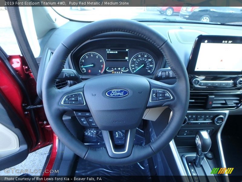 Ruby Red Metallic / Medium Stone 2019 Ford EcoSport Titanium 4WD