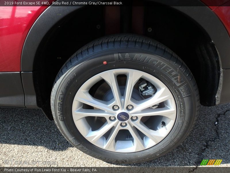 Ruby Red / Chromite Gray/Charcoal Black 2019 Ford Escape SE 4WD