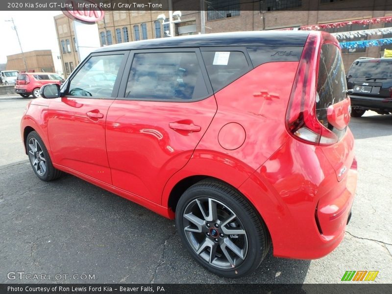 Inferno Red / Gray Two-Tone 2020 Kia Soul GT-Line