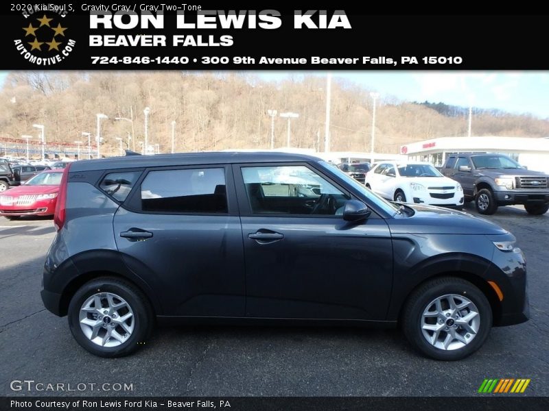 Gravity Gray / Gray Two-Tone 2020 Kia Soul S