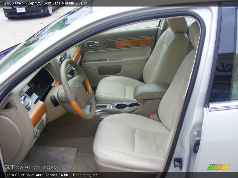 Light Sage Metallic / Sand 2006 Lincoln Zephyr