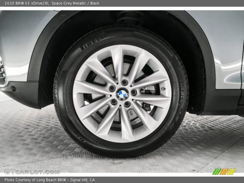Space Grey Metallic / Black 2016 BMW X3 xDrive28i
