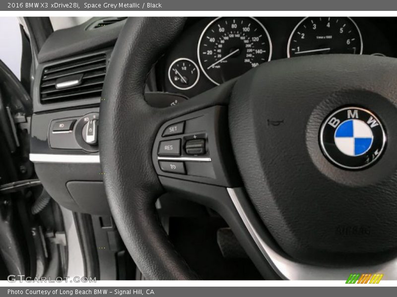 Space Grey Metallic / Black 2016 BMW X3 xDrive28i