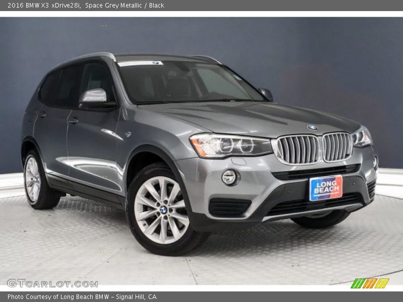 Space Grey Metallic / Black 2016 BMW X3 xDrive28i