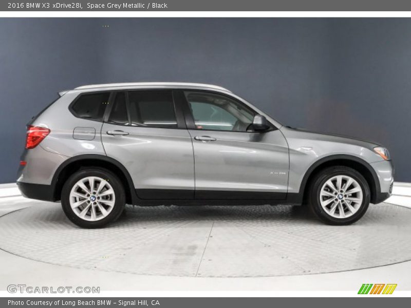 Space Grey Metallic / Black 2016 BMW X3 xDrive28i