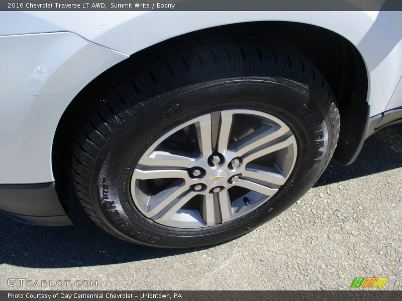 Summit White / Ebony 2016 Chevrolet Traverse LT AWD