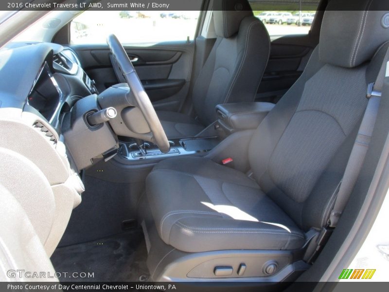 Summit White / Ebony 2016 Chevrolet Traverse LT AWD
