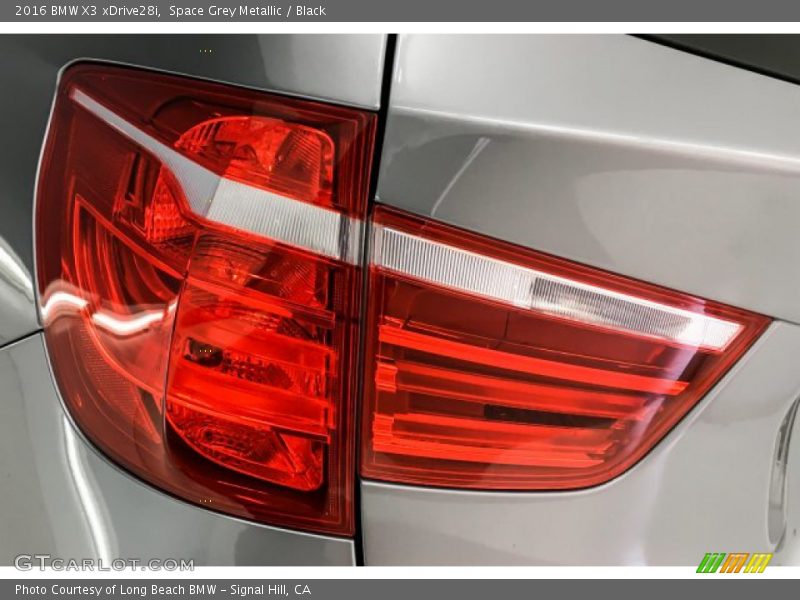 Space Grey Metallic / Black 2016 BMW X3 xDrive28i