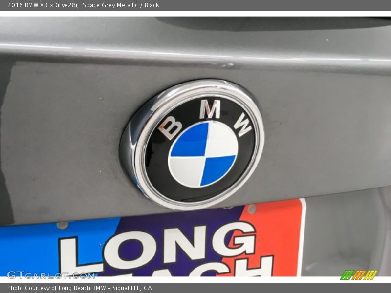 Space Grey Metallic / Black 2016 BMW X3 xDrive28i