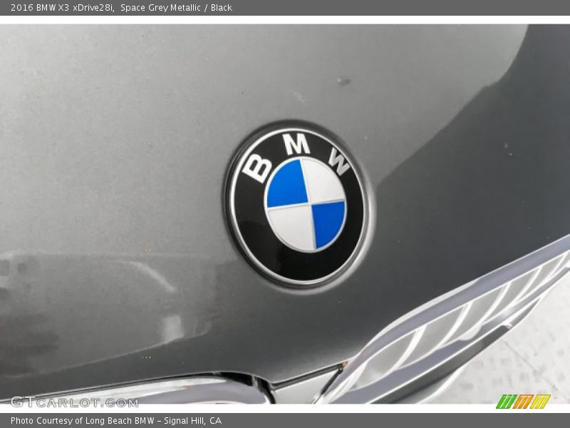 Space Grey Metallic / Black 2016 BMW X3 xDrive28i
