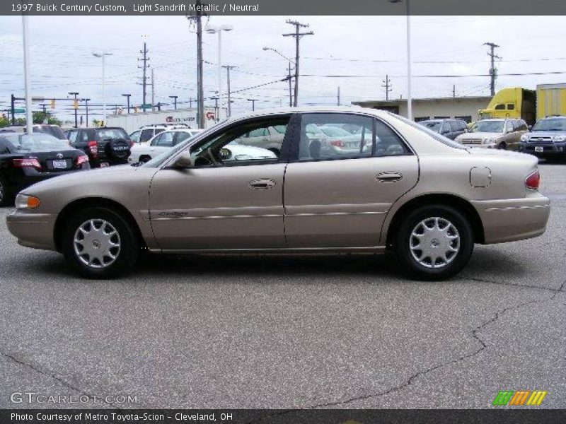 Light Sandrift Metallic / Neutral 1997 Buick Century Custom