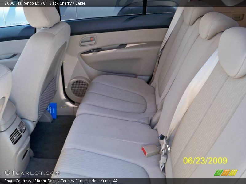 Black Cherry / Beige 2008 Kia Rondo LX V6