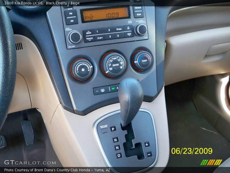 Black Cherry / Beige 2008 Kia Rondo LX V6