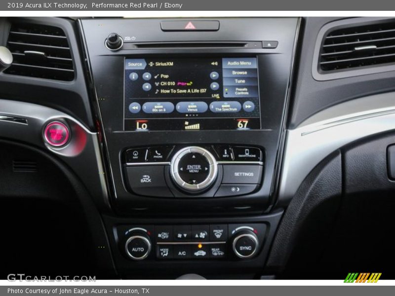Performance Red Pearl / Ebony 2019 Acura ILX Technology