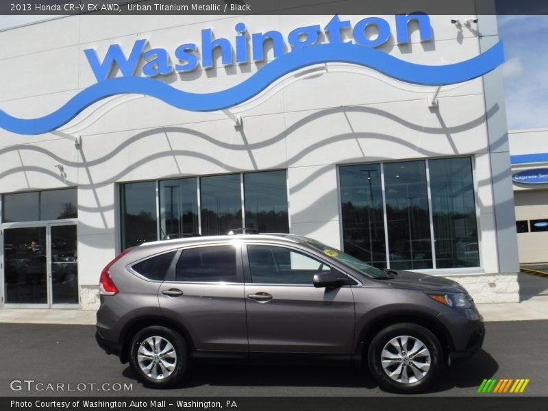 Urban Titanium Metallic / Black 2013 Honda CR-V EX AWD