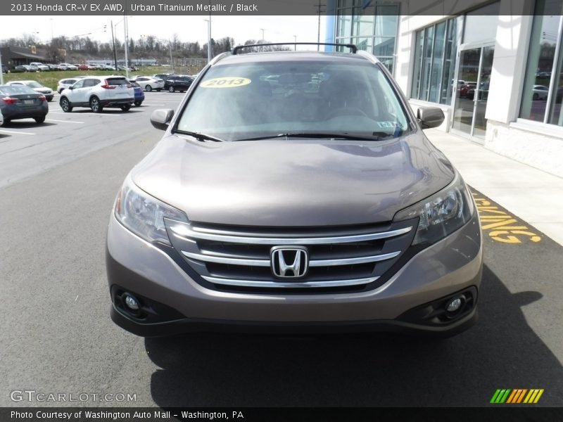 Urban Titanium Metallic / Black 2013 Honda CR-V EX AWD