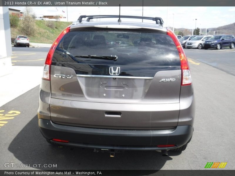Urban Titanium Metallic / Black 2013 Honda CR-V EX AWD