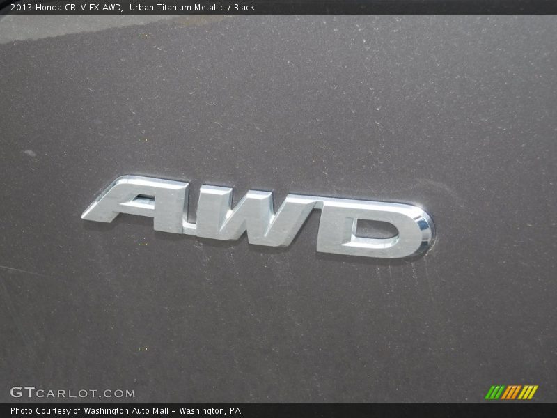 Urban Titanium Metallic / Black 2013 Honda CR-V EX AWD