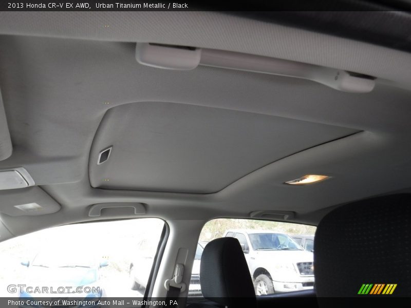 Urban Titanium Metallic / Black 2013 Honda CR-V EX AWD