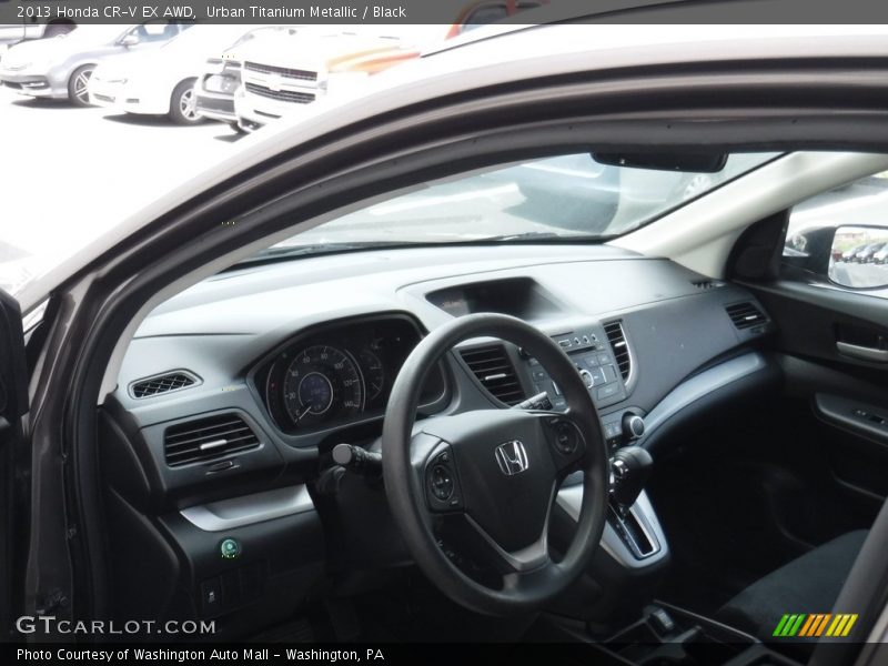 Urban Titanium Metallic / Black 2013 Honda CR-V EX AWD