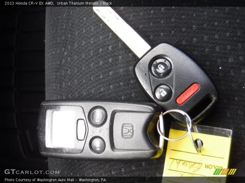 Urban Titanium Metallic / Black 2013 Honda CR-V EX AWD