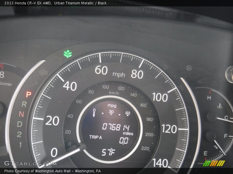 Urban Titanium Metallic / Black 2013 Honda CR-V EX AWD