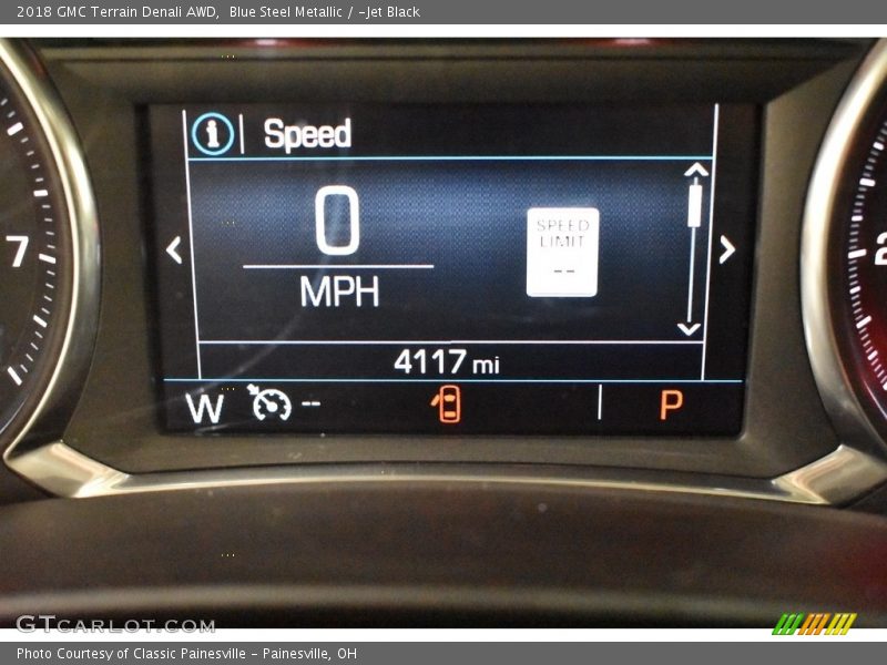 Blue Steel Metallic / ­Jet Black 2018 GMC Terrain Denali AWD