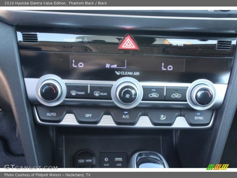 Phantom Black / Black 2019 Hyundai Elantra Value Edition