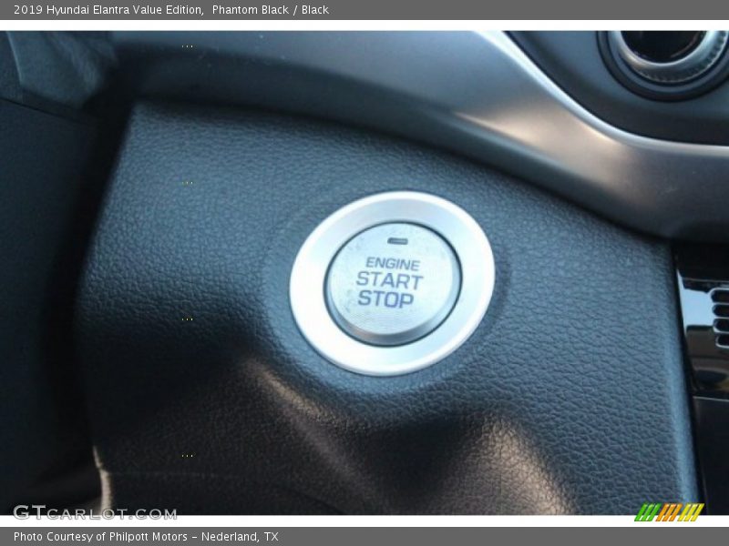 Phantom Black / Black 2019 Hyundai Elantra Value Edition