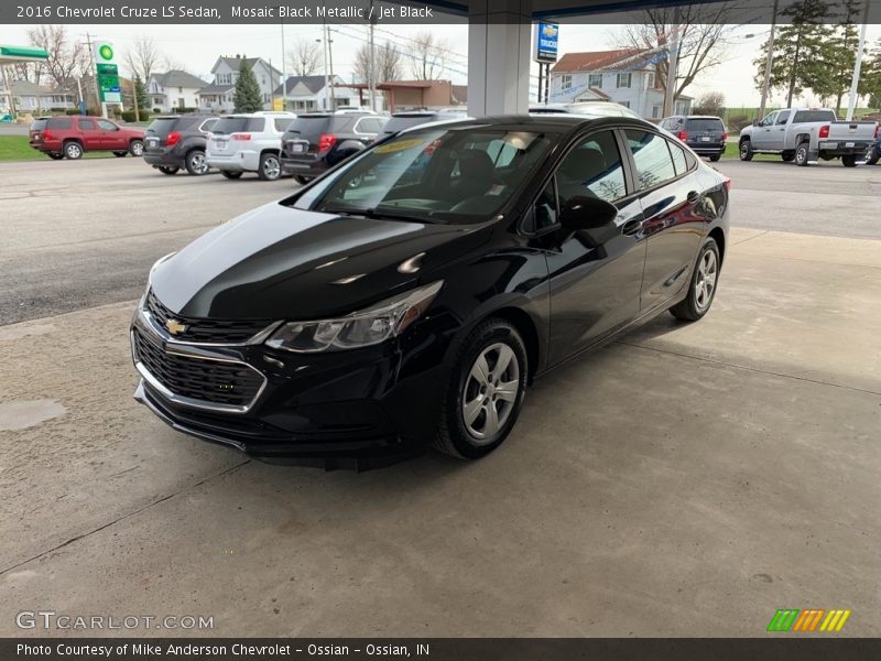 Mosaic Black Metallic / Jet Black 2016 Chevrolet Cruze LS Sedan