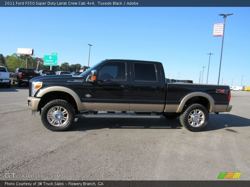 Tuxedo Black / Adobe 2011 Ford F350 Super Duty Lariat Crew Cab 4x4