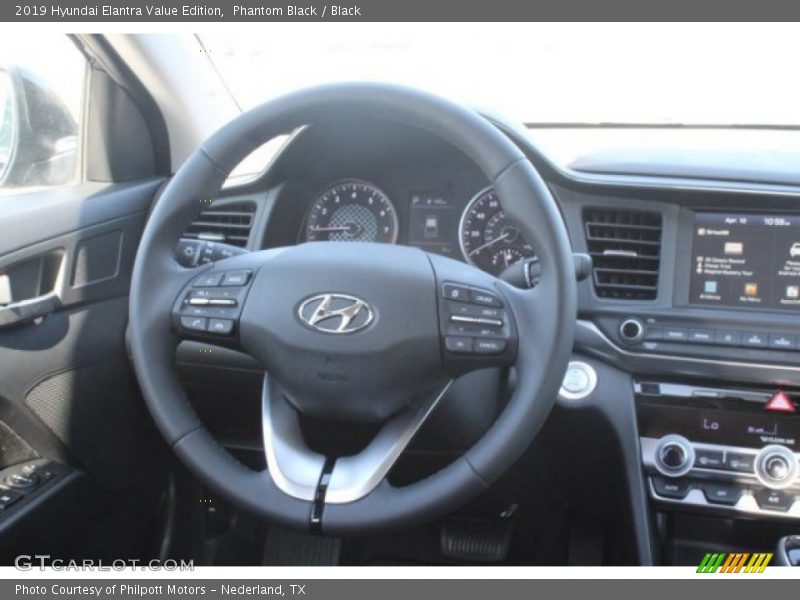 Phantom Black / Black 2019 Hyundai Elantra Value Edition