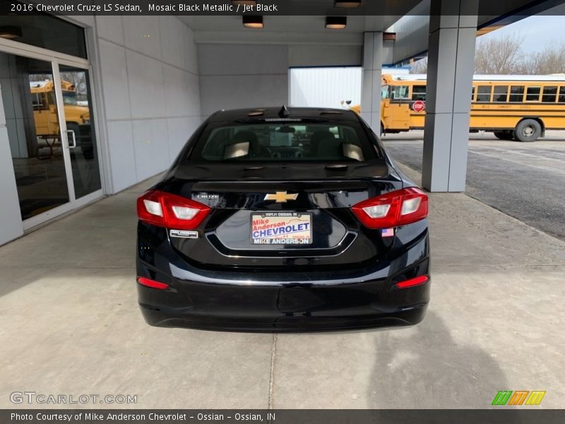 Mosaic Black Metallic / Jet Black 2016 Chevrolet Cruze LS Sedan